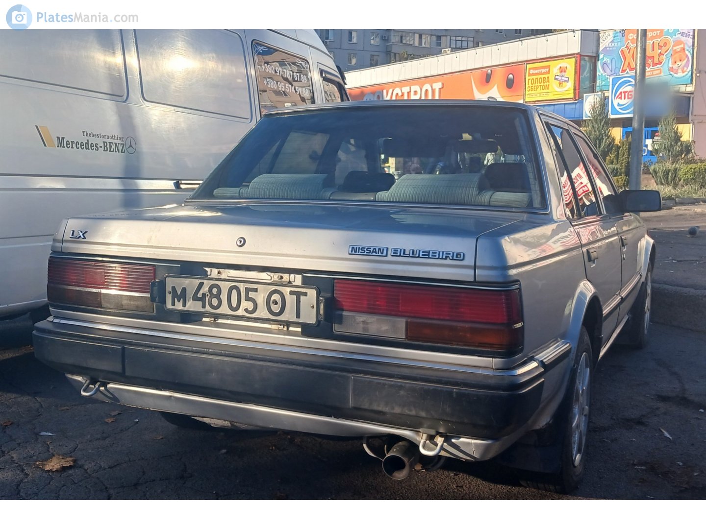 м 4805 ОТ, Nissan Bluebird 7th gen Sedan (U11), 1983–1987