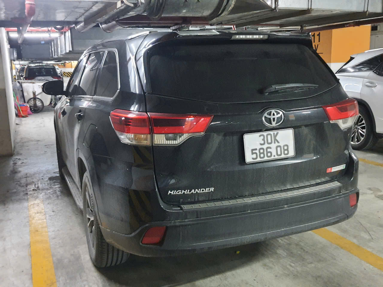 30K-586.08, Toyota Highlander 3rd gen (XU50), facelift, 2016–2020