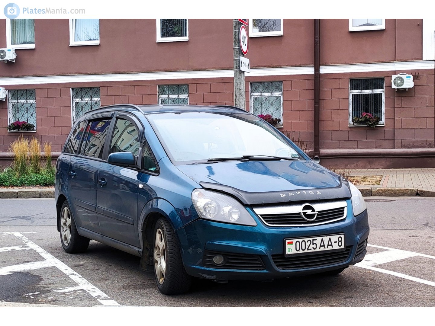 0025 AA-8, Opel Zafira 2nd gen (Family) (B; A05), 2005–2014