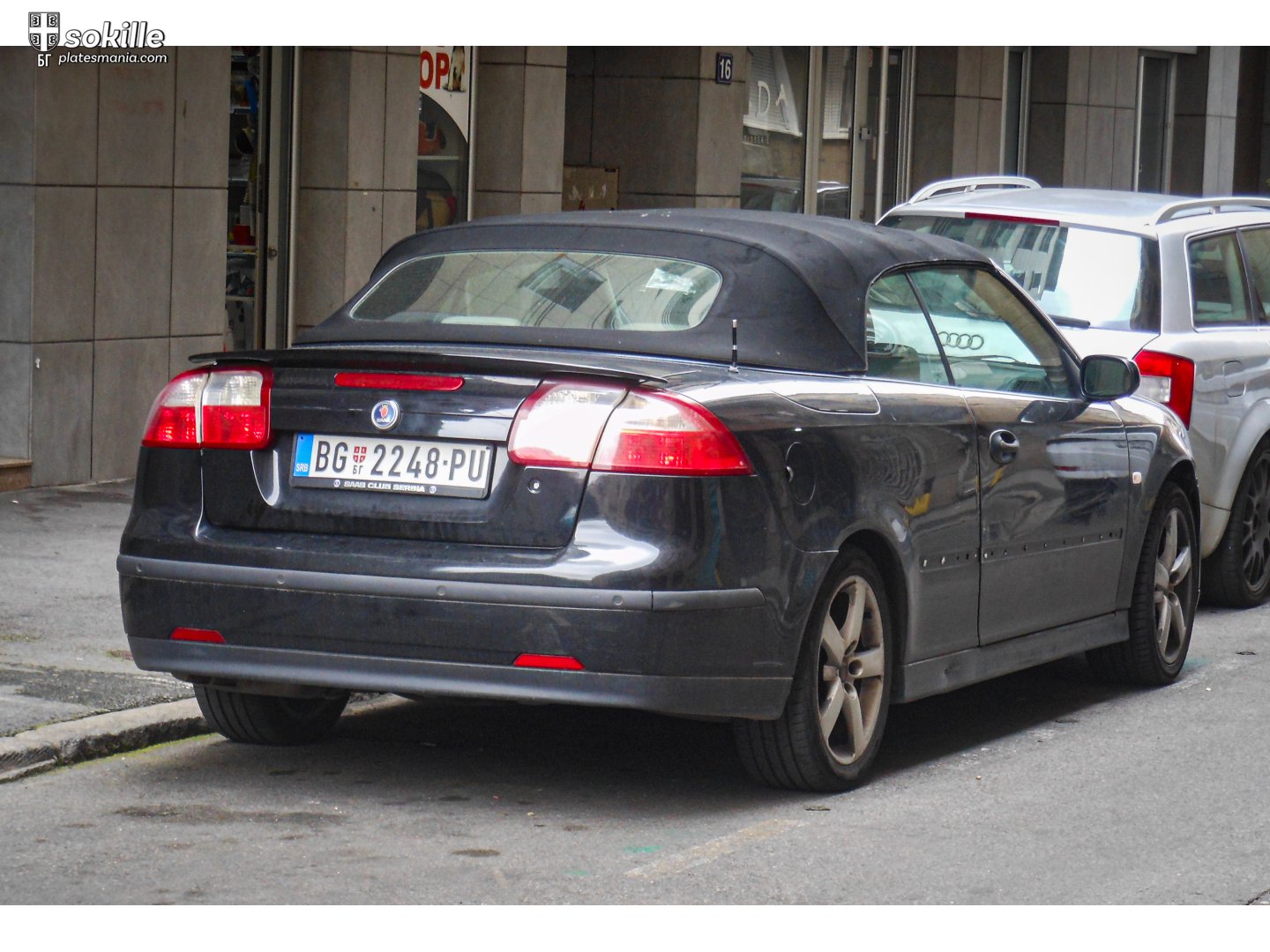 BG 2248-PU, SAAB 9-3 2nd gen Convertible (YS3F), 2004–2007