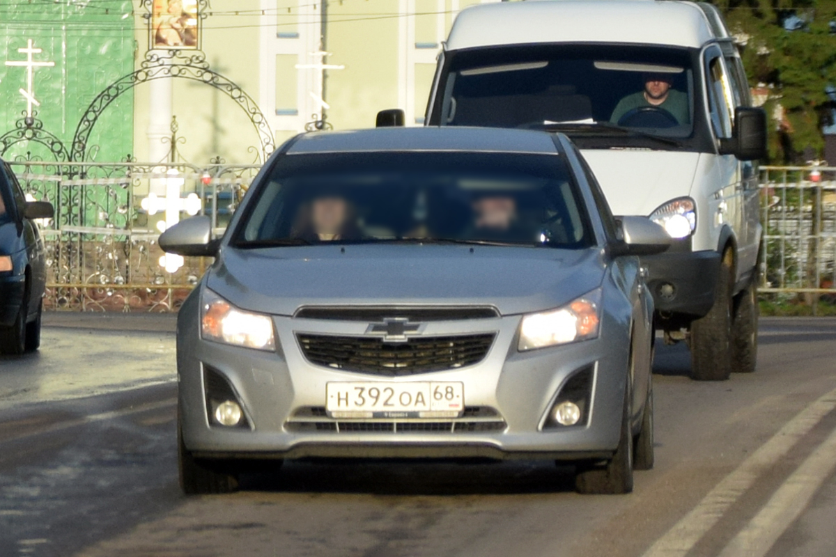 н 392 оа 68, Chevrolet Cruze 