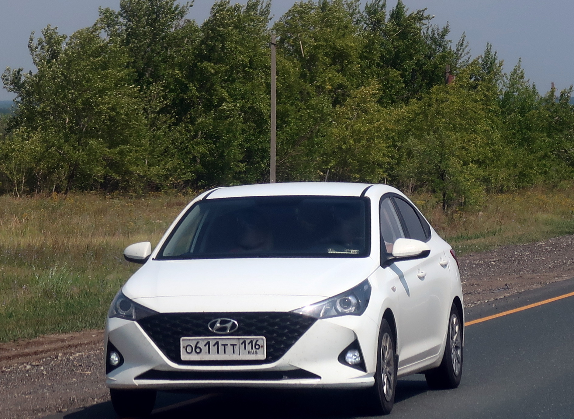 о 611 тт 116, Hyundai Solaris 2nd gen (HCR), facelift, 2020–2022 (Solaris HS for RU-market since 2024)