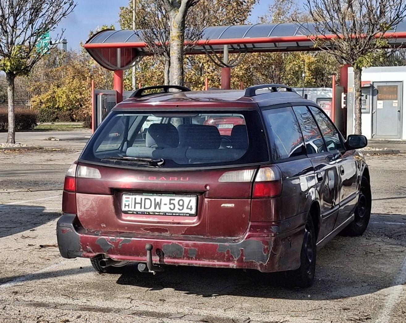 HDW-594, Subaru Legacy 3rd gen Wagon (BH), 1998–2003