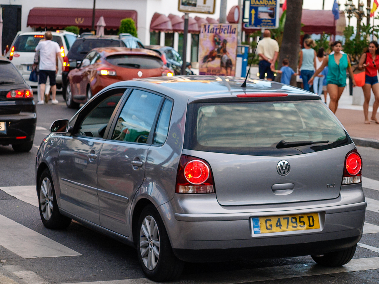G 4795 D, Volkswagen Polo 4th gen (Vivo) 5-door Hatch (9N3), facelift, 2005–2010 (–2014 for BR- and –2018 for ZA-market)