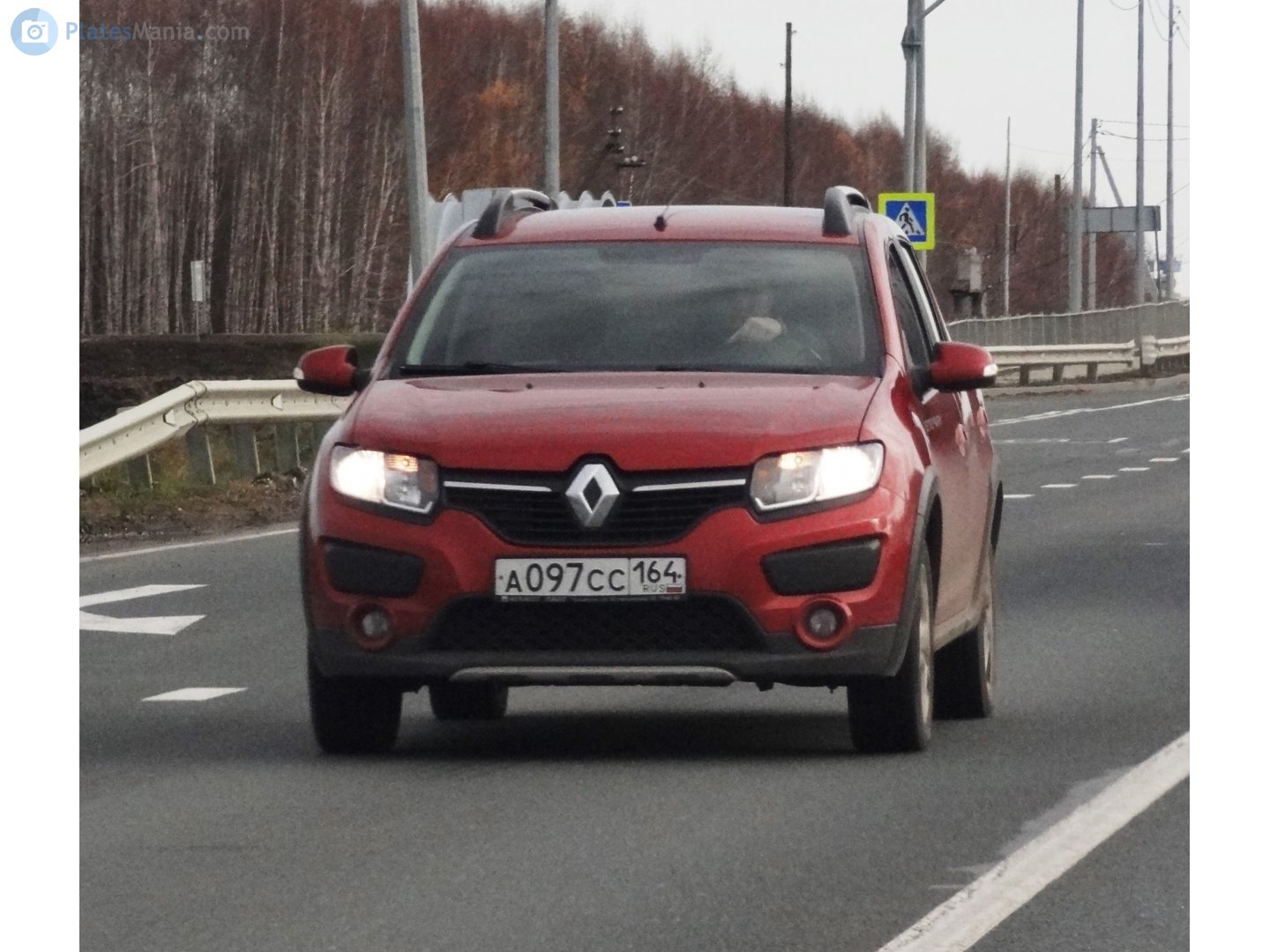 а 097 сс 164, Renault Sandero 2nd gen Stepway (B52), 2013­–