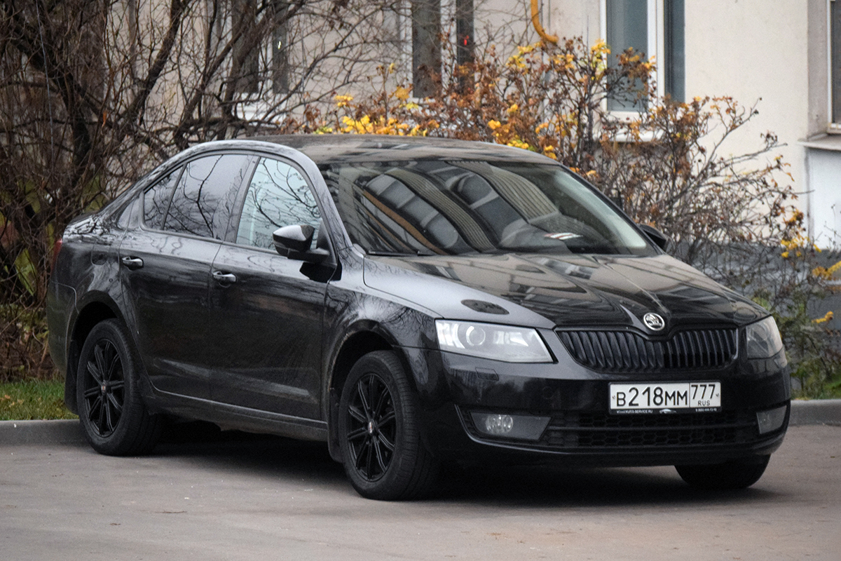 в 218 мм 777, Skoda Octavia 3rd gen Liftback (A7/5E3), 2013–2017