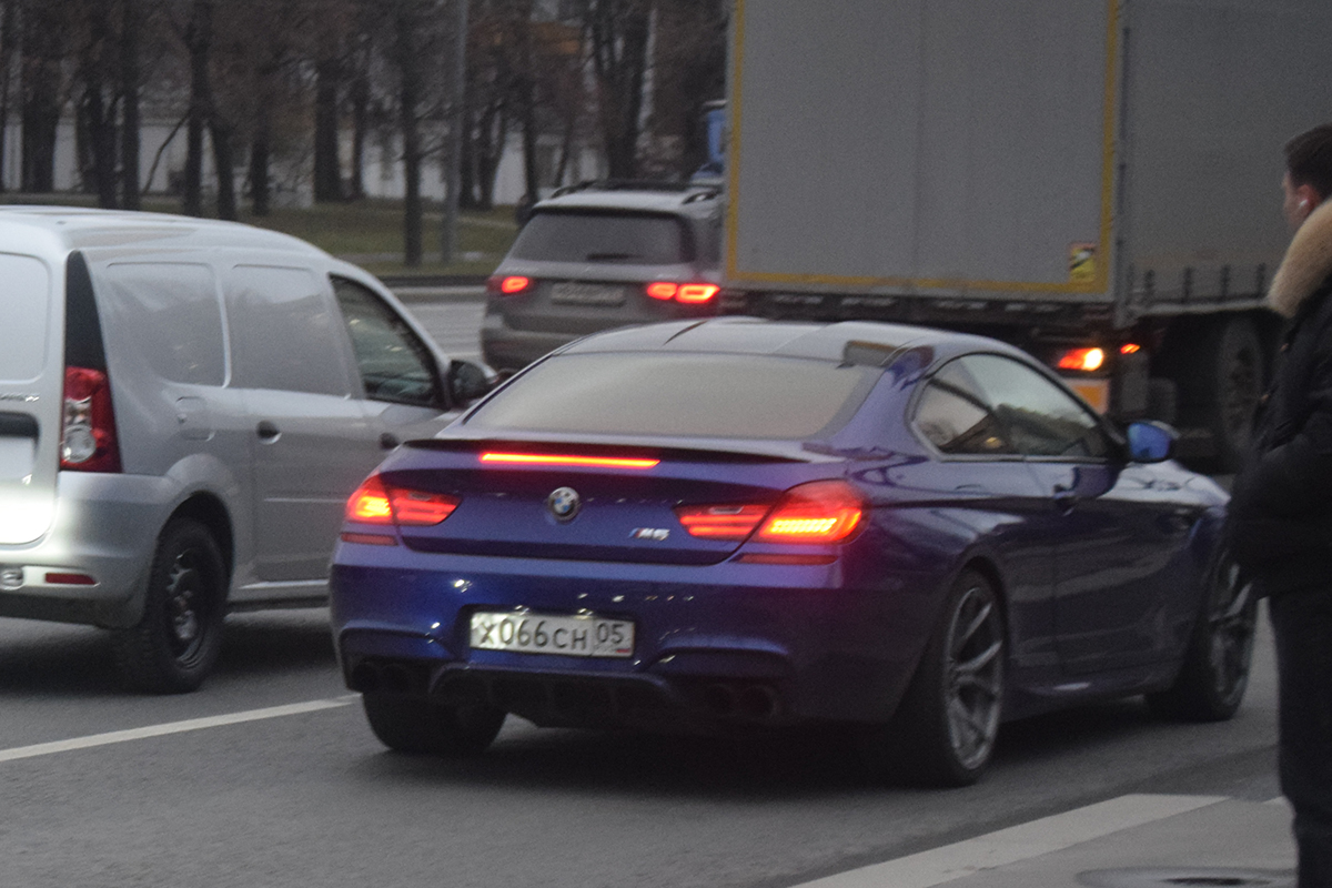 х 066 сн 05, BMW M6 3rd gen Coupé (F13), 2012–2018