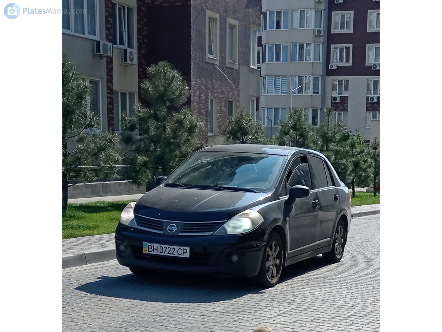 BH 0722 CP, Nissan Tiida 1st gen (Latio) Sedan (SC11), 2004–2012 (–2018 for TW- and LATAM-market)