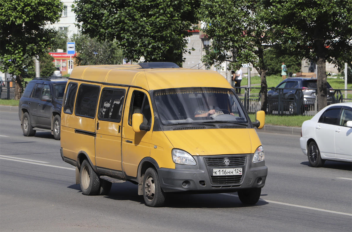 к 116 нн 124, GAZ 3221 ГАЗель 2-3221 Minibus, facelift, 2003–