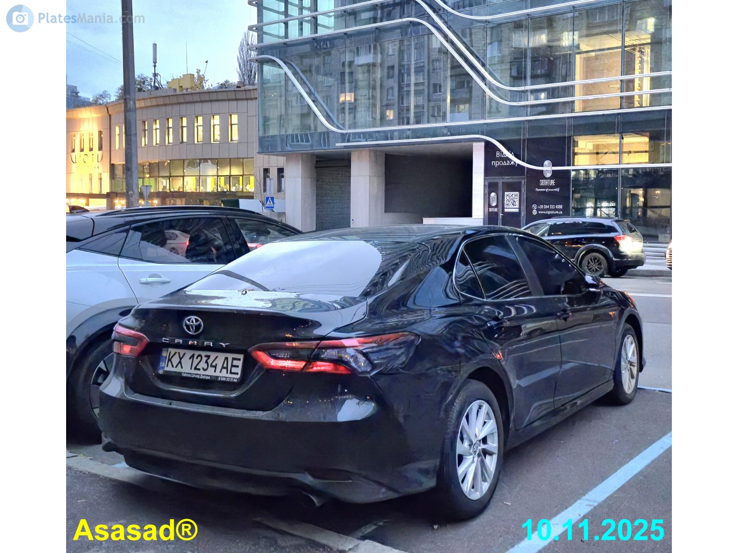 KX 1234 AE, Toyota Camry 8th gen (XV70), 2017–