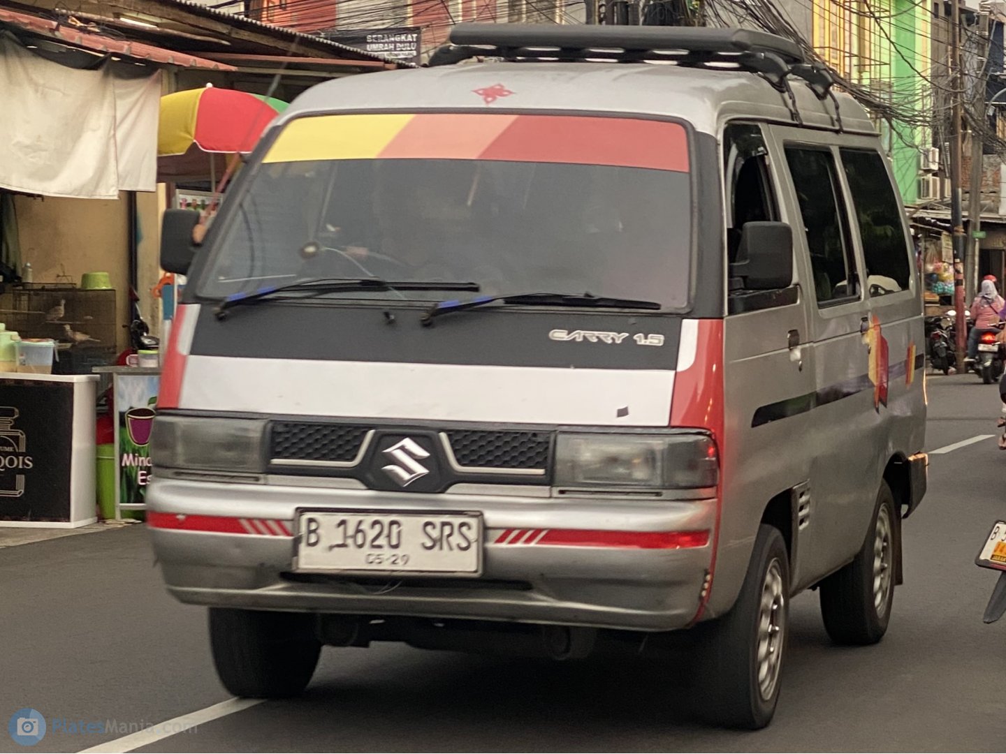 B 1620 SRS, Suzuki Carry 8th gen (Futura) (Super Carry) Van, 1st facelift, 1991–