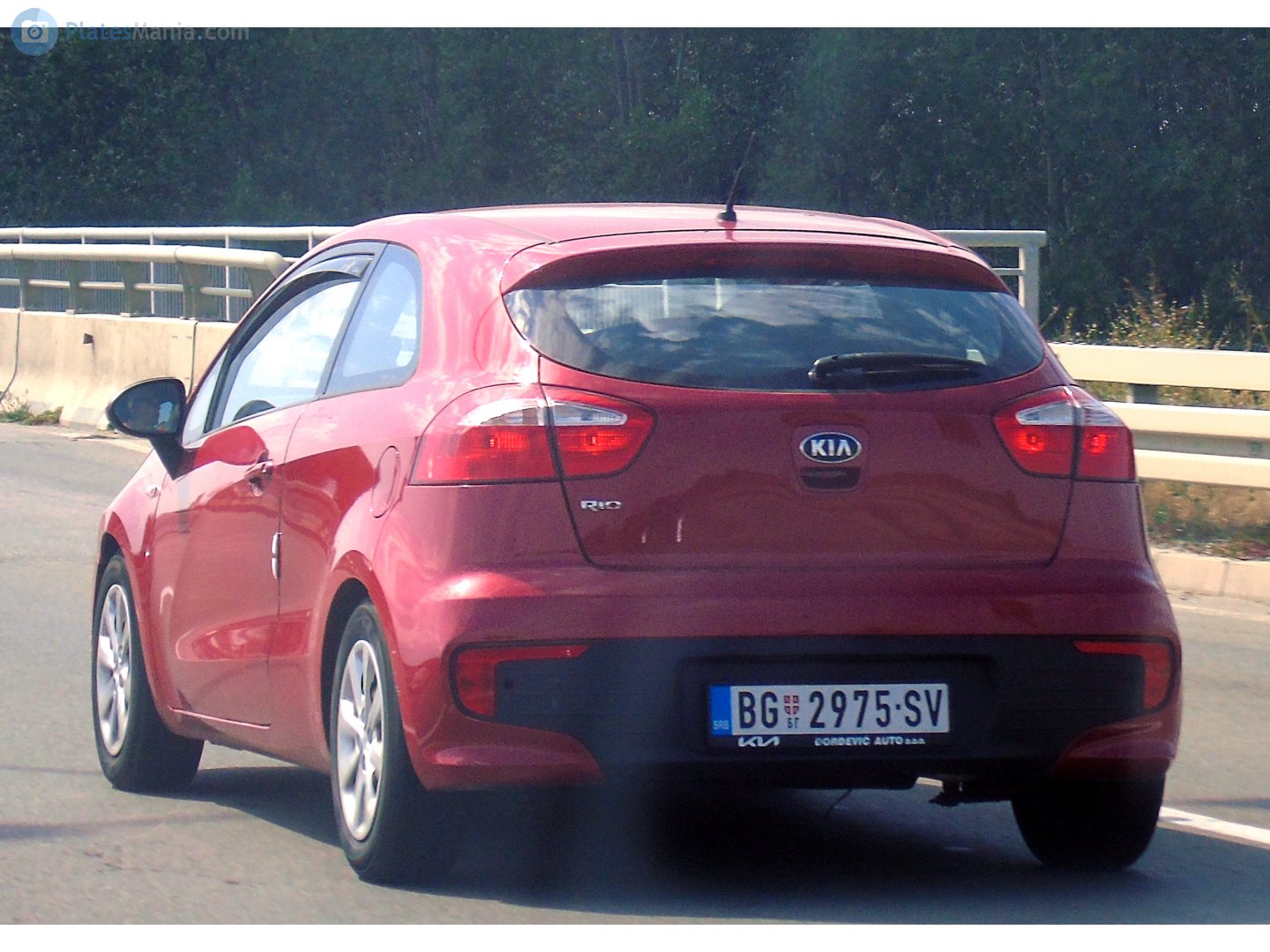 BG 2975-SV, Kia Rio 3rd gen 3-door Hatch (UB; Global-market), 2011–2017