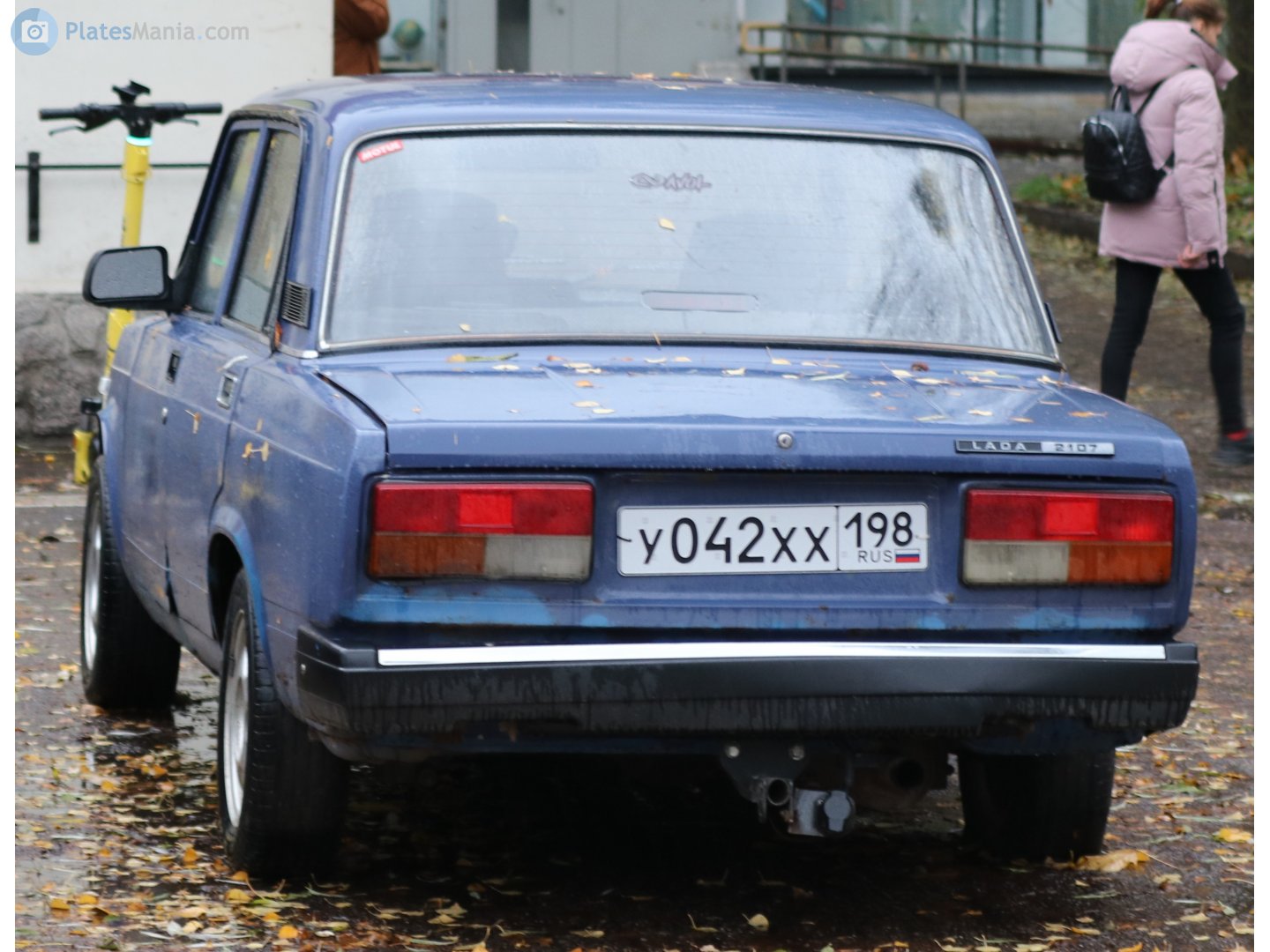 у 042 хх 198, Lada (VAZ) 2107 Жигули (Nova / Riva / Signet / 1500), 1982–2014