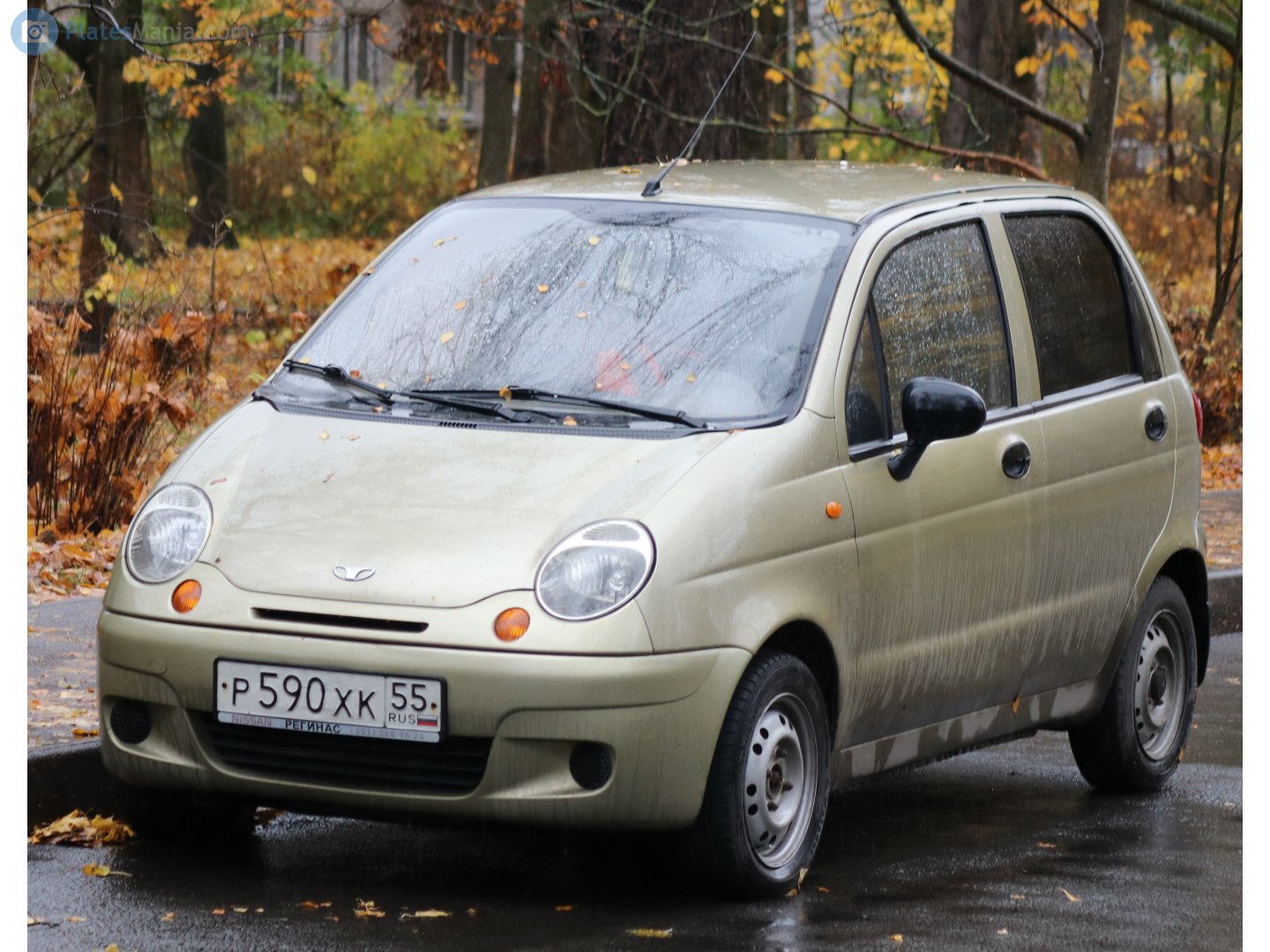 р 590 хк 55, Daewoo Matiz 1st gen (M150), facelift, 2000­–2011  (­–2015 for CIS-market)