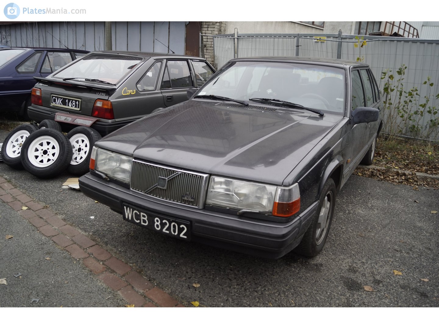 WCB 8202, License plate without vehicle 