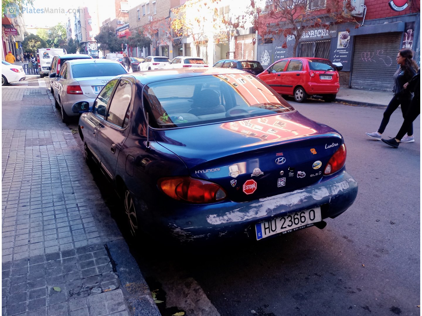 HU 2366 O, Hyundai Lantra 2nd gen Sedan (J3), facelift, 1998–2000