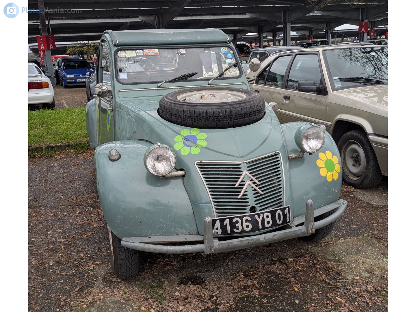 4136 YB 01, Citroёn 2CV 1st gen Sedan, 1949–1990