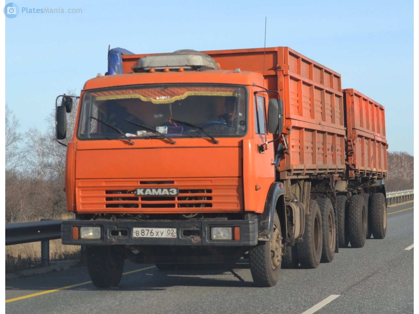 в 876 ху 02, KamAZ 55102 