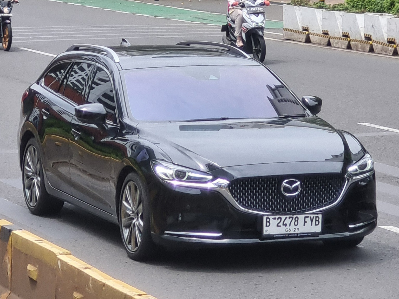 B 2478 FYB, Mazda 6 3rd gen Tourer Wagon (GL), facelift, 2018–2024
