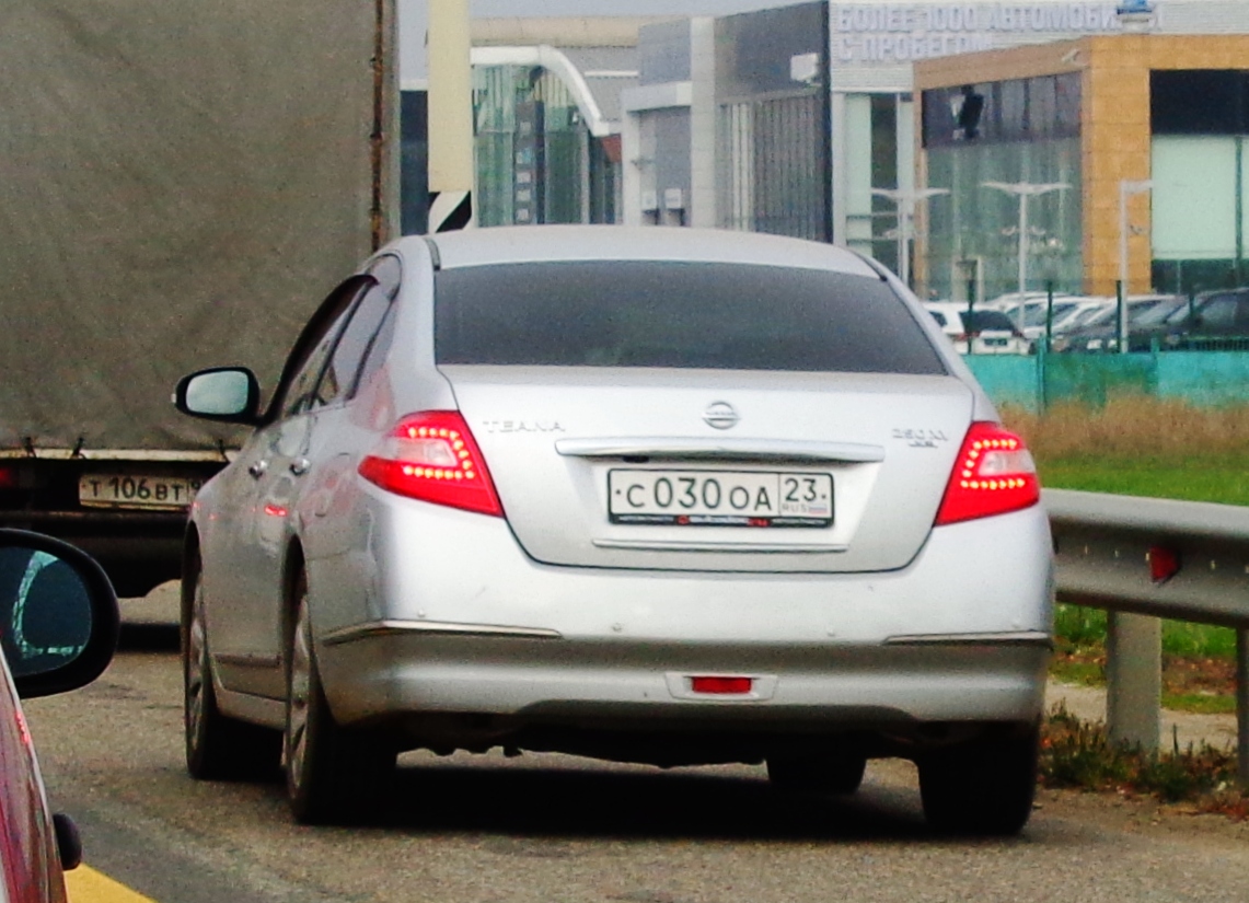 с 030 оа 23, Nissan Teana 2nd gen (J32), 2008–2014 (–2019 for TW-market)