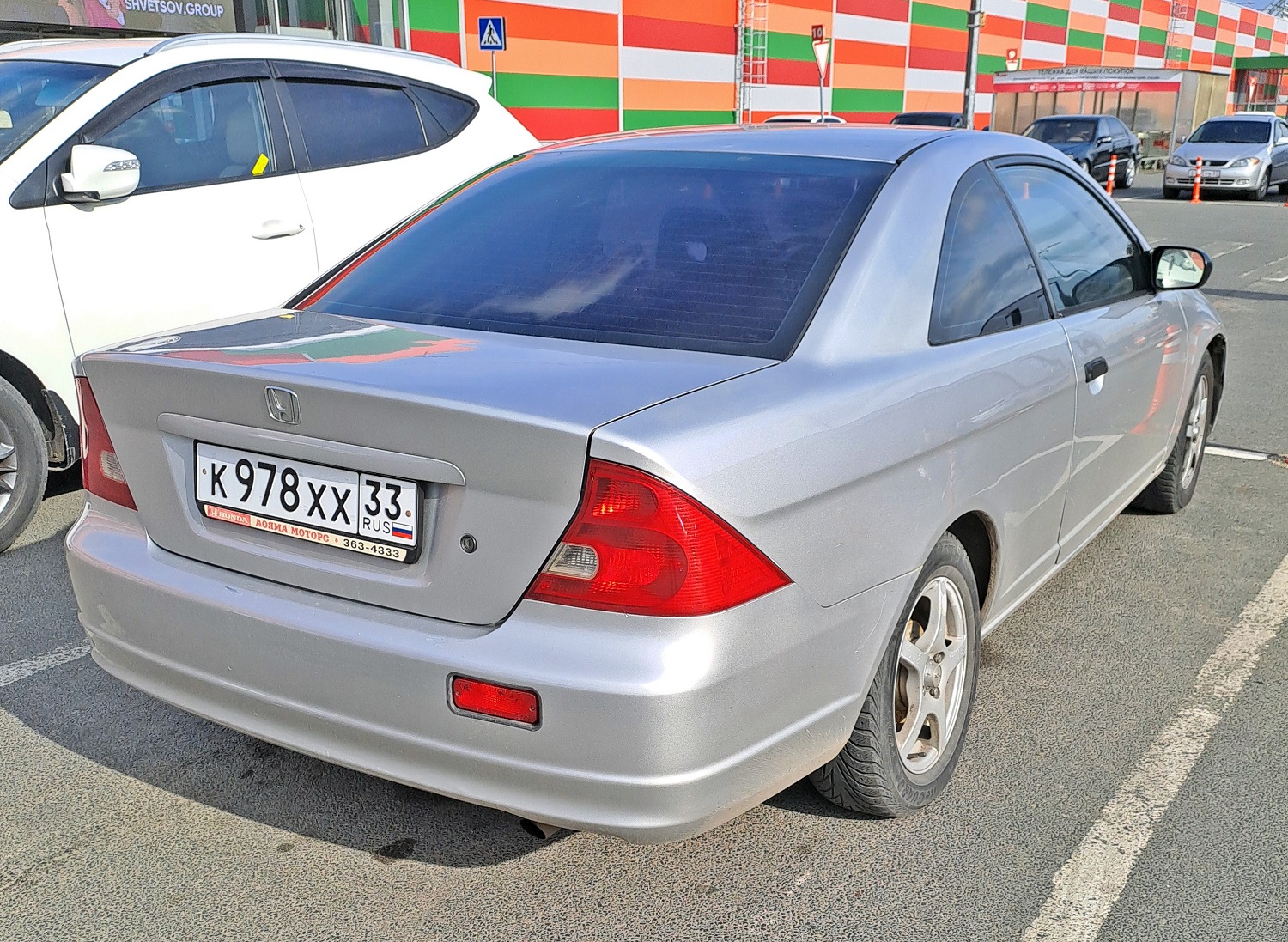 к 978 хх 33, Honda Civic 7th gen Coupé (EM), 2001–2006