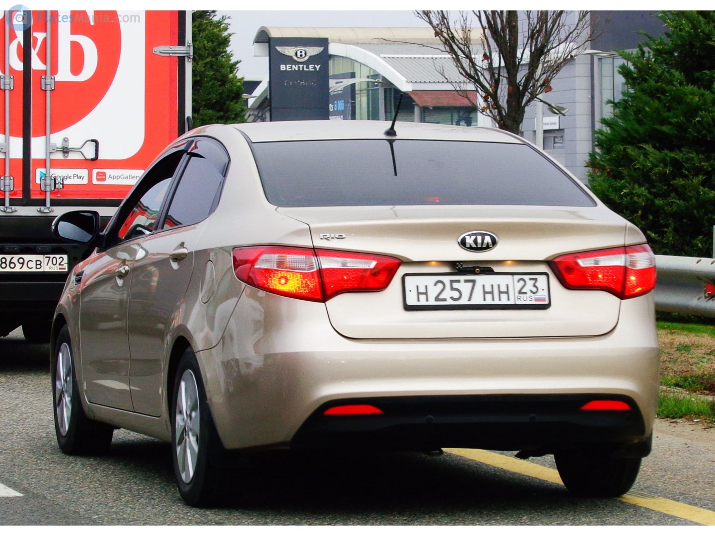 н 257 нн 23, Kia Rio 3rd gen Sedan (QB; CIS-market), 2011–2015
