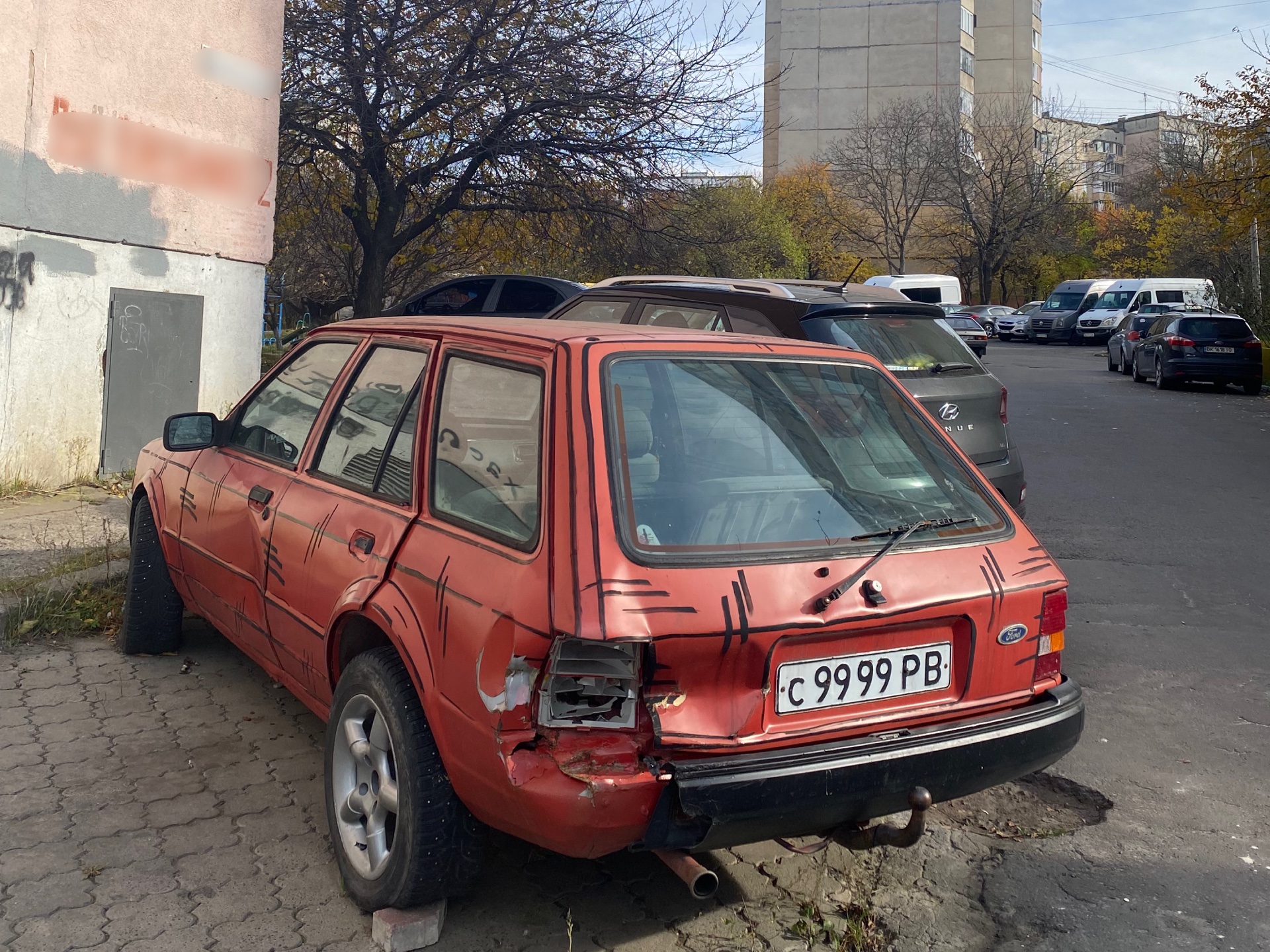 с 9999 РВ, Ford Escort 4th gen 5-door Hatch (AAF; Global-market), 1986–1990 (–1992 for LATAM-market)