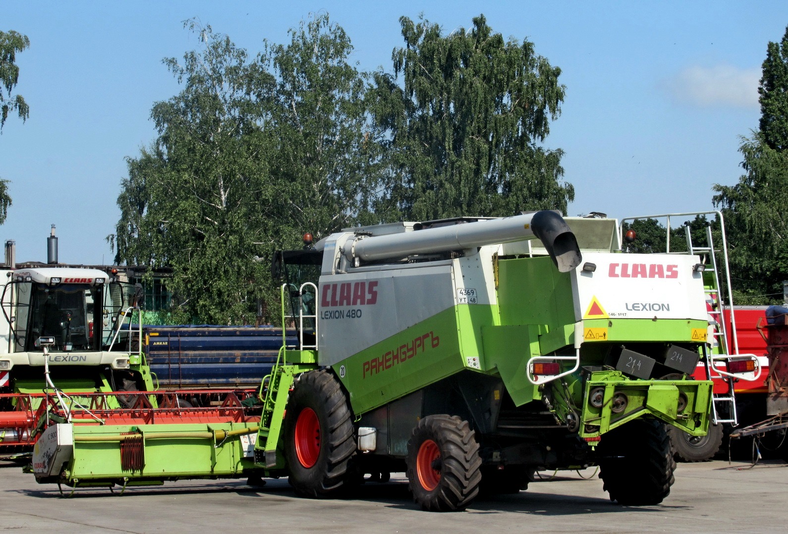 4369 ут 48, Claas Lexion 