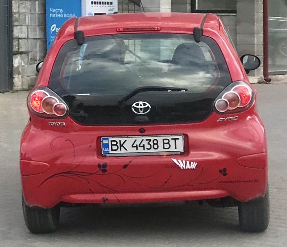 BK 4438 BT, Toyota Aygo 