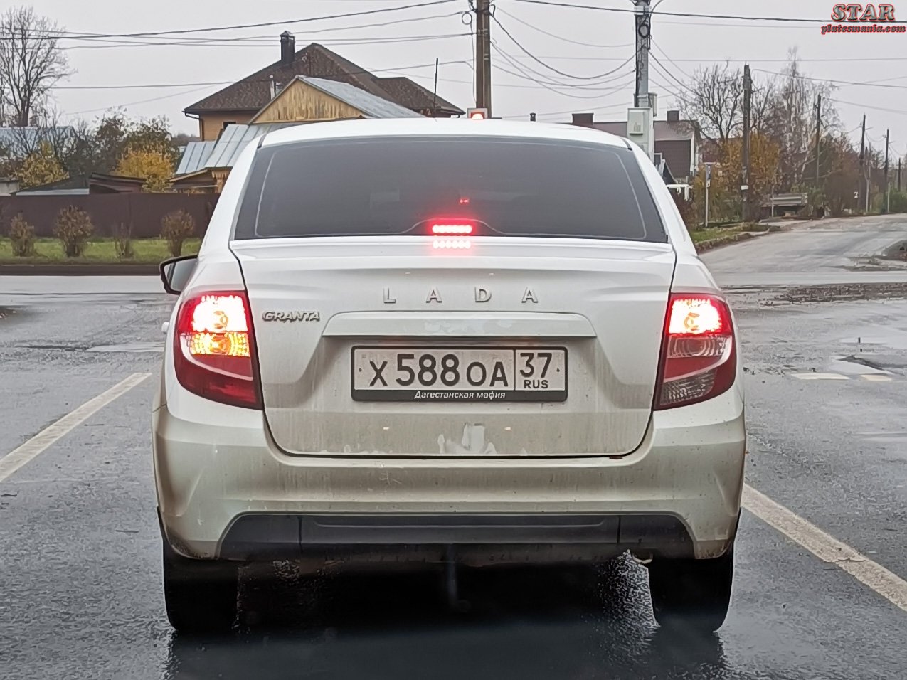 х 588 оа 37, Lada (VAZ) 2190 Granta 2190, facelift, 2018–