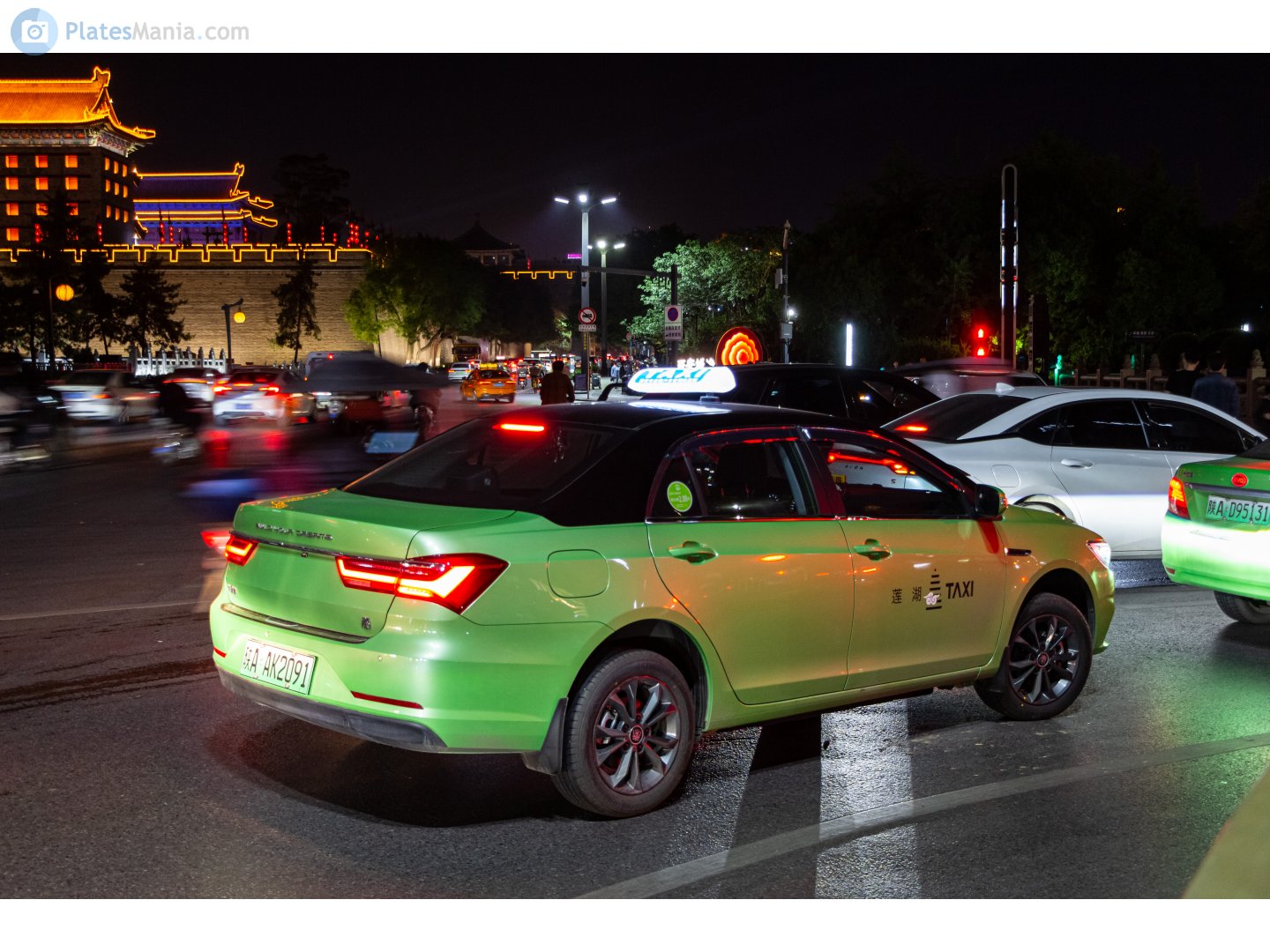 陕A·AK2091, BYD Qin 1st gen, facelift, 2019–