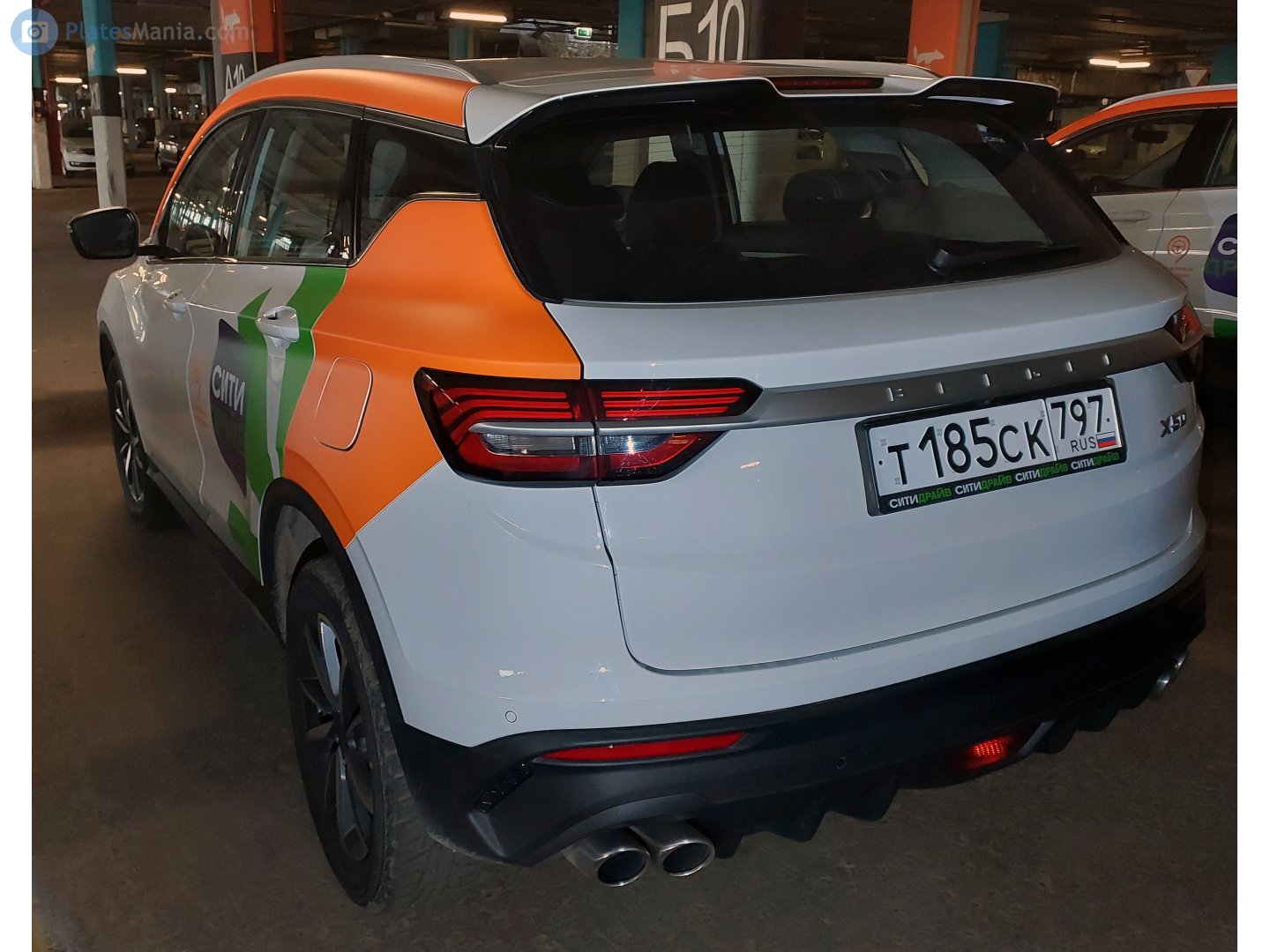 т 185 ск 797, BelGee X50 2023– (rebadged Geely Coolray)