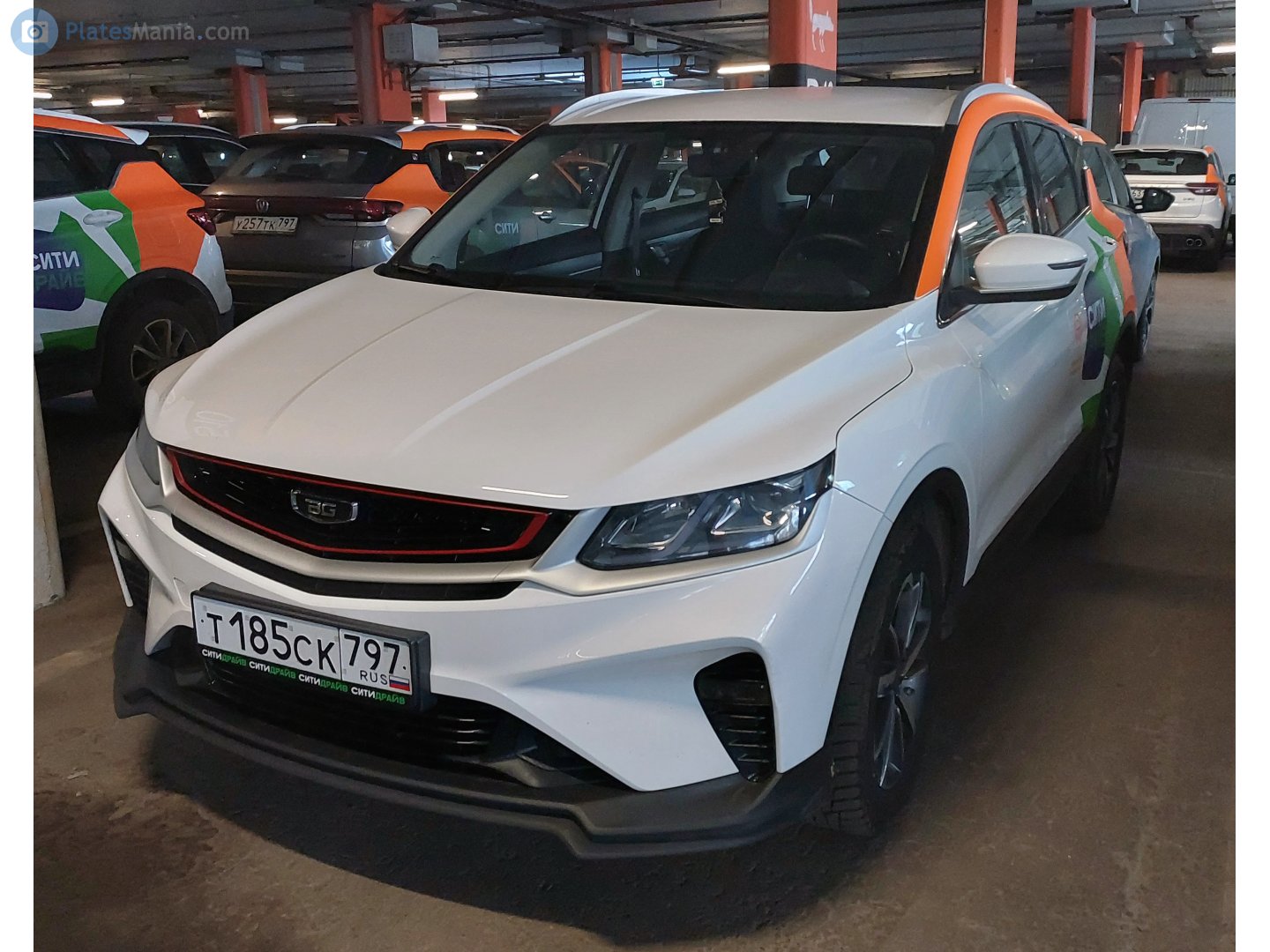 т 185 ск 797, BelGee X50 2023– (rebadged Geely Coolray)