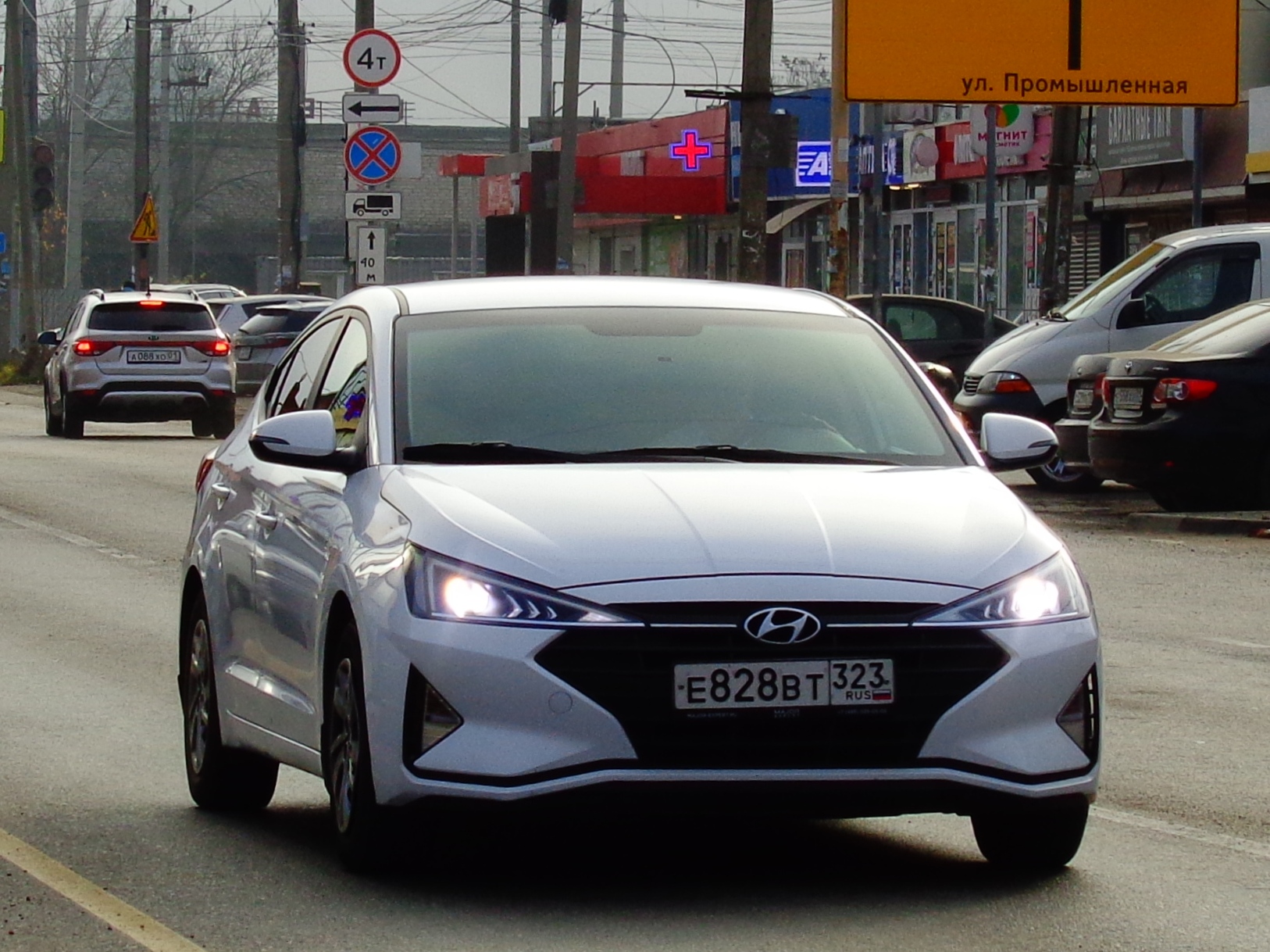 е 828 вт 323, Hyundai Elantra 6th gen Sedan (AD), facelift, 2018–2020