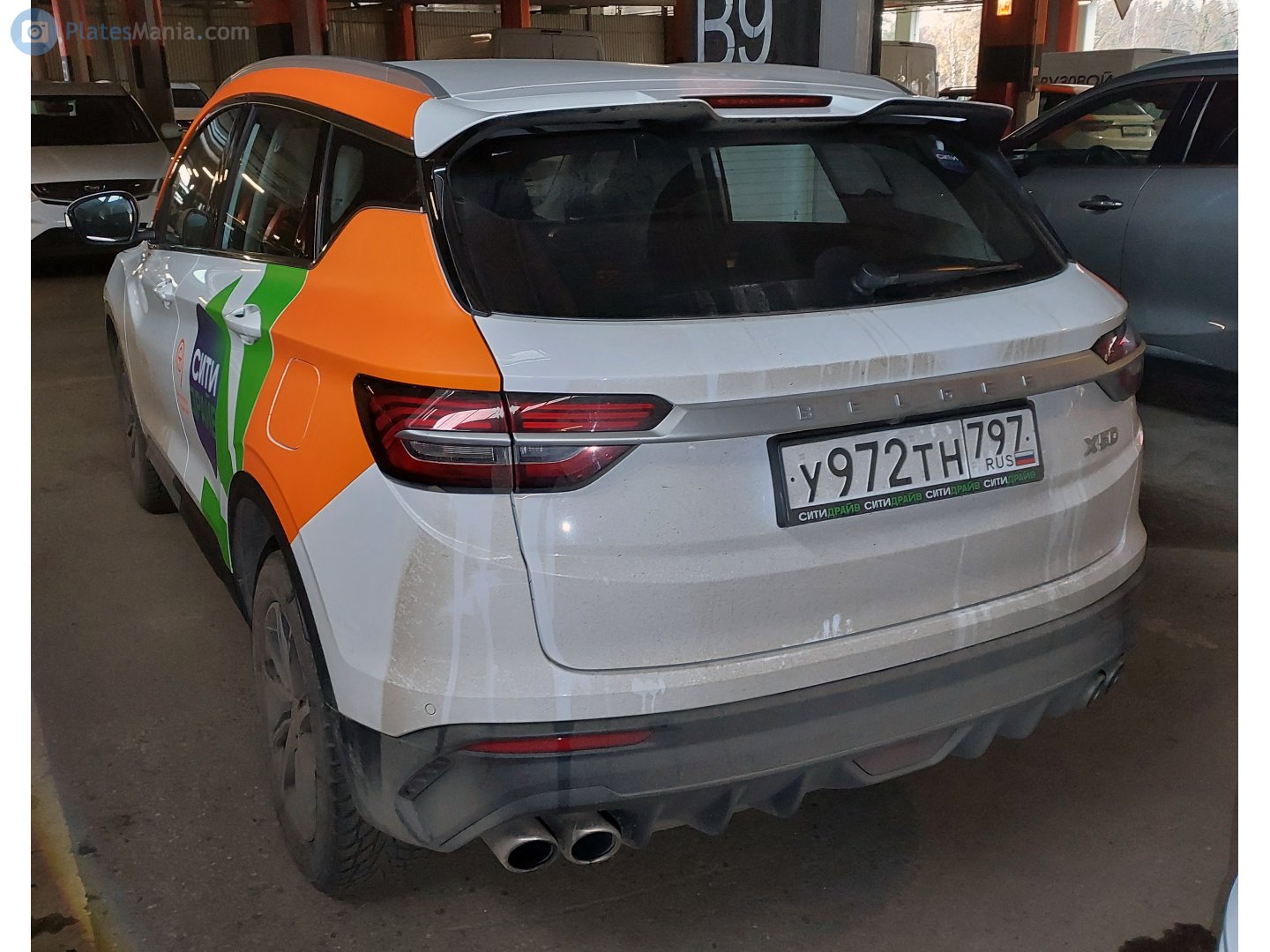 у 972 тн 797, BelGee X50 2023– (rebadged Geely Coolray)