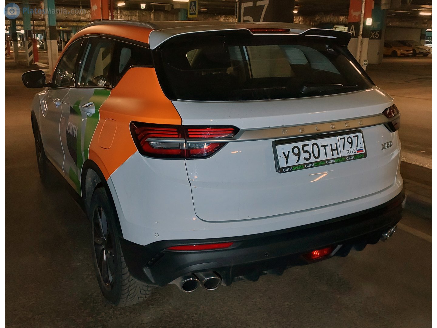 у 950 тн 797, BelGee X50 2023– (rebadged Geely Coolray)