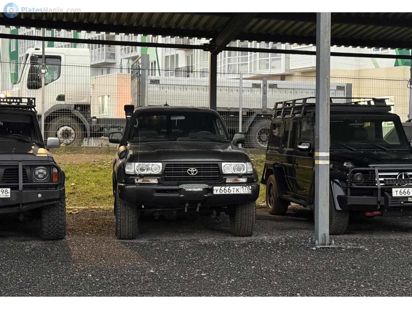 у 666 тк 178, Toyota Land Cruiser 100 (J100), 1998–2007