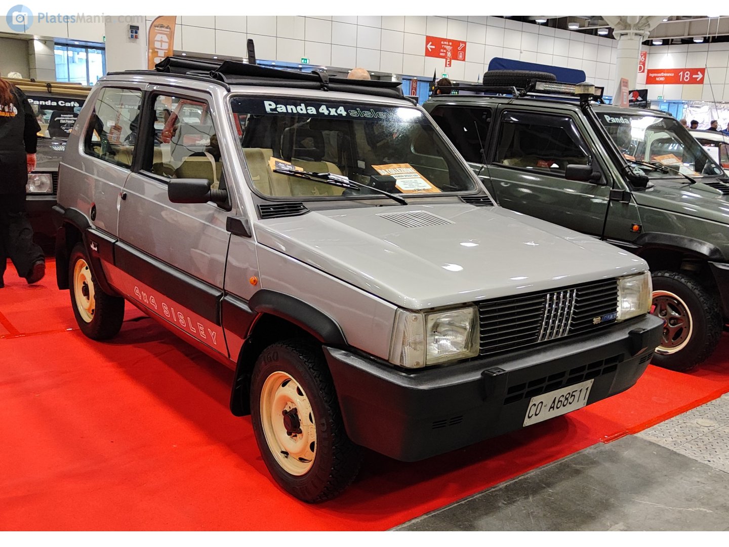 CO A68511, FIAT Panda 1st gen (141A/153A), facelift, 1986–2003