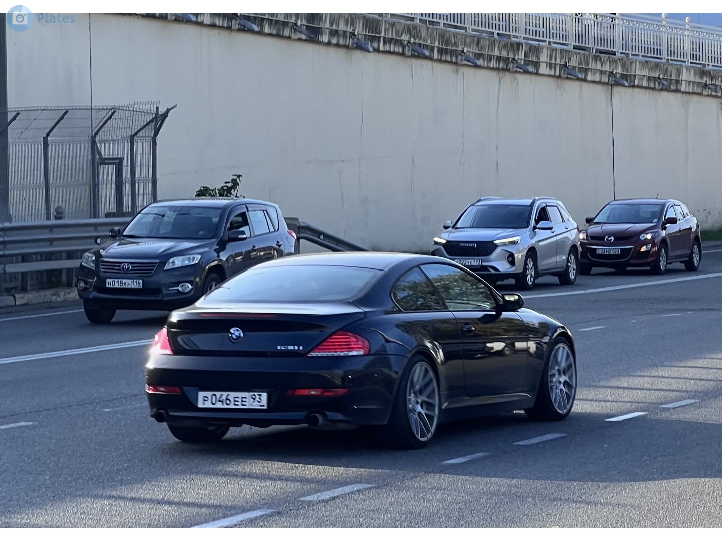 р 046 ее 93, BMW 6 Series 2nd gen Coupé (E63), 2003–2010