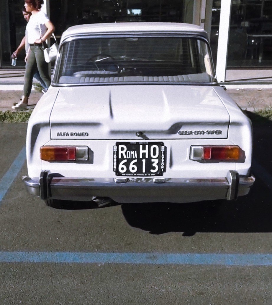 Roma H06613, Alfa Romeo Giulia 1st gen (105), 1962–1977