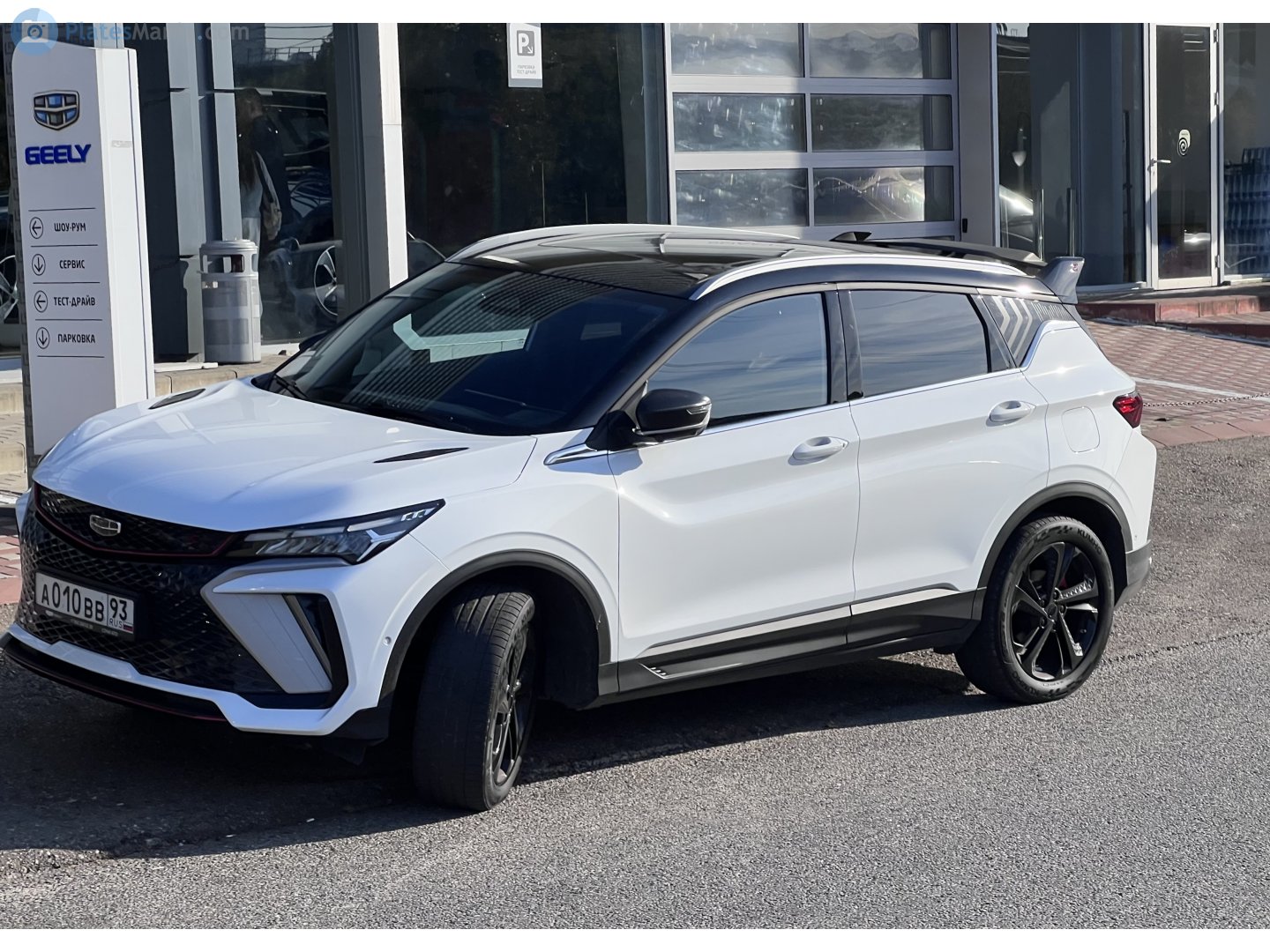 а 010 вв 93, Geely Coolray 1st gen (SX11), facelift, 2023–