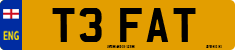 License plate of the United Kingdom, 1983 year system