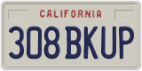 California, Vanity Plates