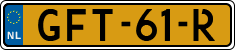 License plate of the Netherlands, Cars