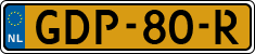 License plate of the Netherlands, Cars