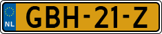 License plate of the Netherlands, Cars