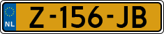 License plate of the Netherlands, Cars