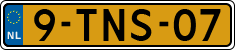 License plate of the Netherlands, Cars