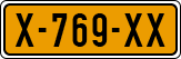 License plate of the Netherlands, Cars
