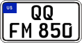 Federal license plates, US Army in Germany